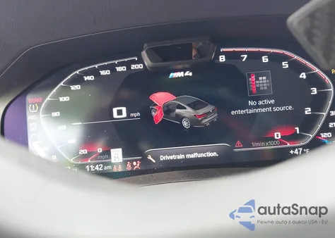 2022 BMW M4 Competition xDrive from USA, damaged, VIN WBS43AZ0XNCH64649